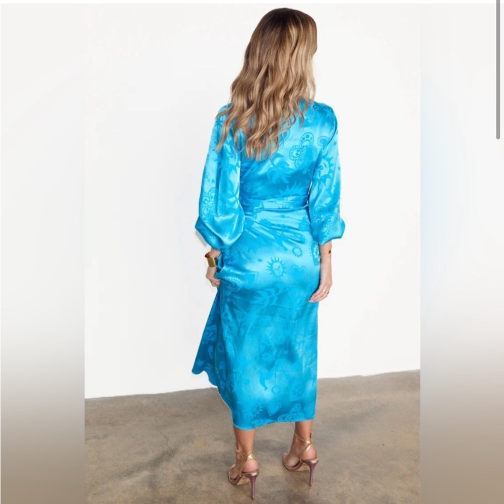 Never Fully Dressed Size US 6 / UK 10 / EU 38 Sundazed Vienna Wrap Midi Dress - Picture 12 of 14